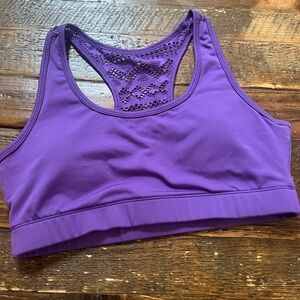 Zyia purple bomber bra. Size L